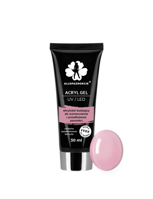 MollyLac polügeel French Pink 30 ml – naturaalne akrüülgeel