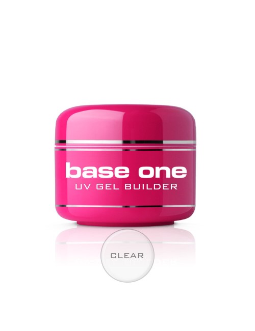 Silcare Base One Clear ehitusgeel 15 g – läbipaistev builder geel