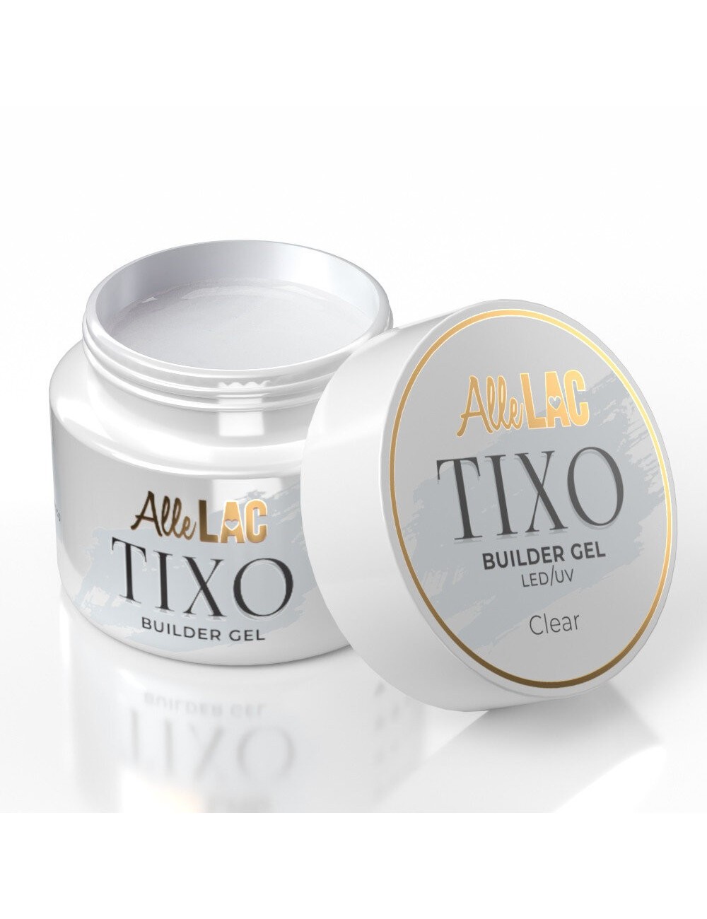 AlleLac Tixo Clear läbipaistev ehitusgeel küüntele 45 g