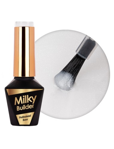 Molly Nails Milky Builder Base Pearly alusgeel maniküüriks 10 g