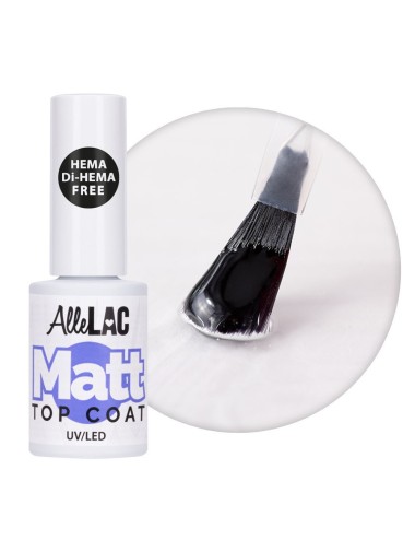 AlleLac Top Matt No Wipe pealisgeel geellakile 5 g