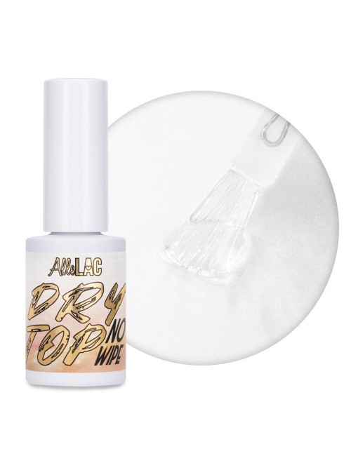 AlleLac Dry Top No Wipe High Gloss pealisgeel geellakile 5 g