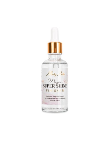 Molly Nails Magic Super Shine Finisher cleaner pipetiga 50 ml