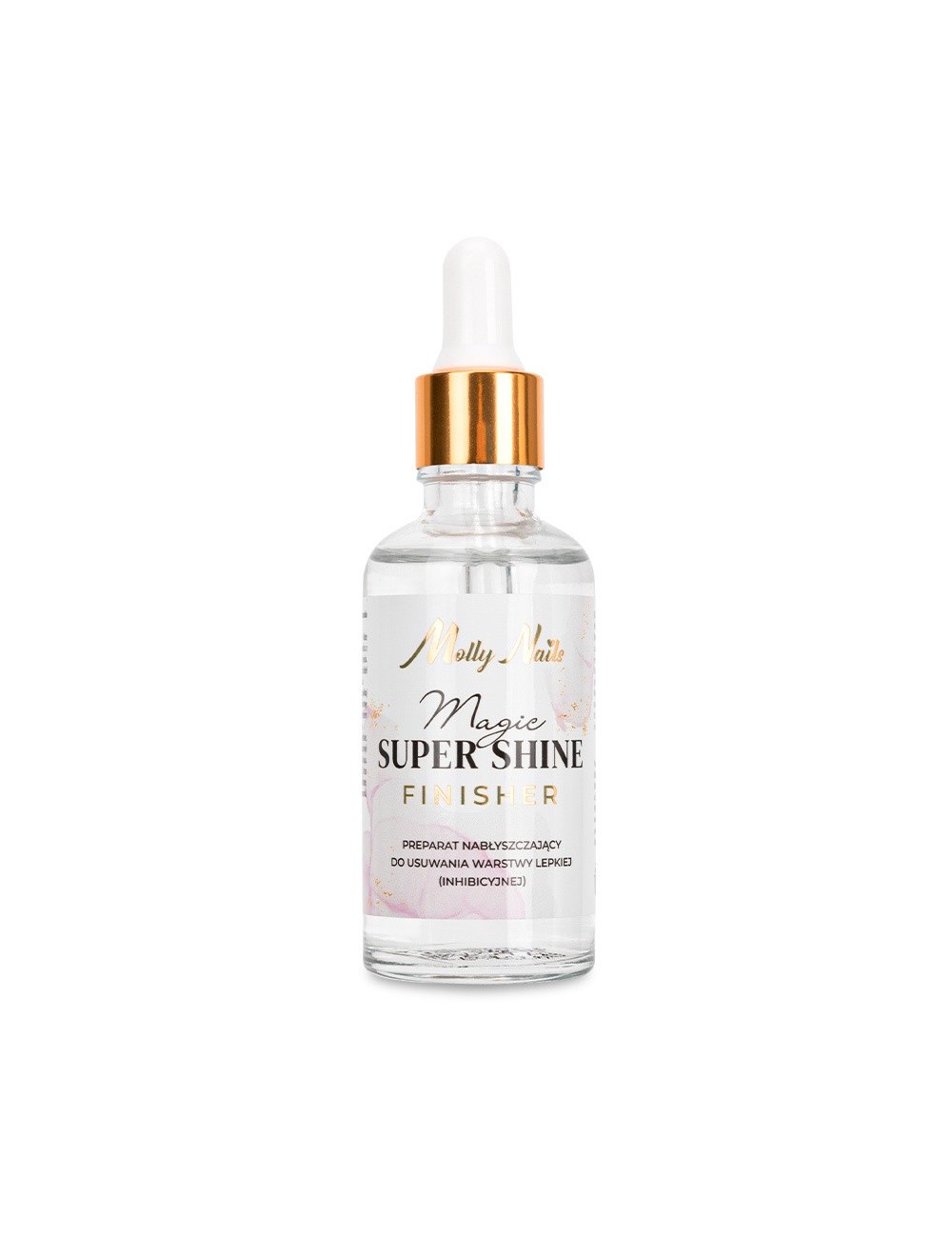 Molly Nails Magic Super Shine Finisher cleaner pipetiga 50 ml