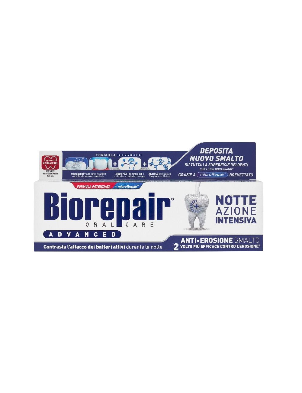 Biorepair Advanced Notte Azione Intensiva hambapasta 75 ml
