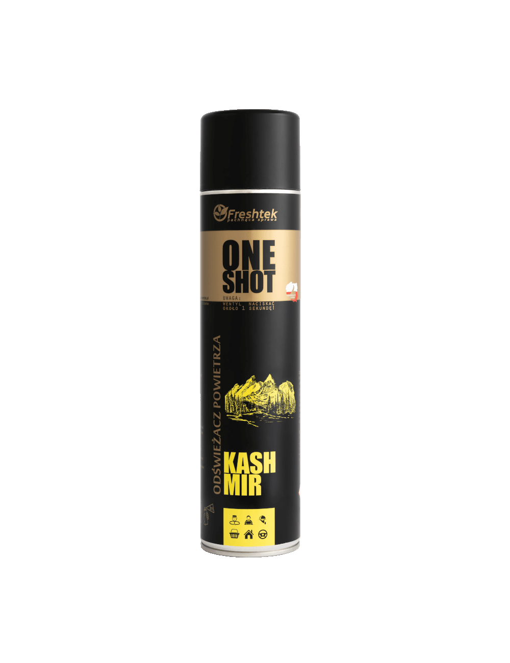 Freshtek ONE SHOT Kashmir õhuvärskendaja, 600 ml