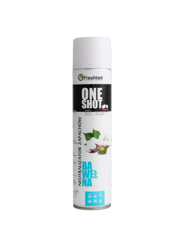 Freshtek ONE SHOT Cotton õhuvärskendaja, 600 ml