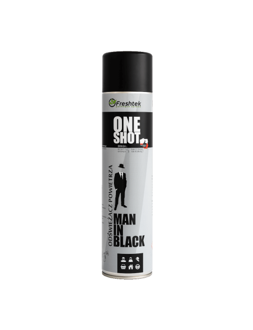 Freshtek ONE SHOT Man in Black õhuvärskendaja 600 ml