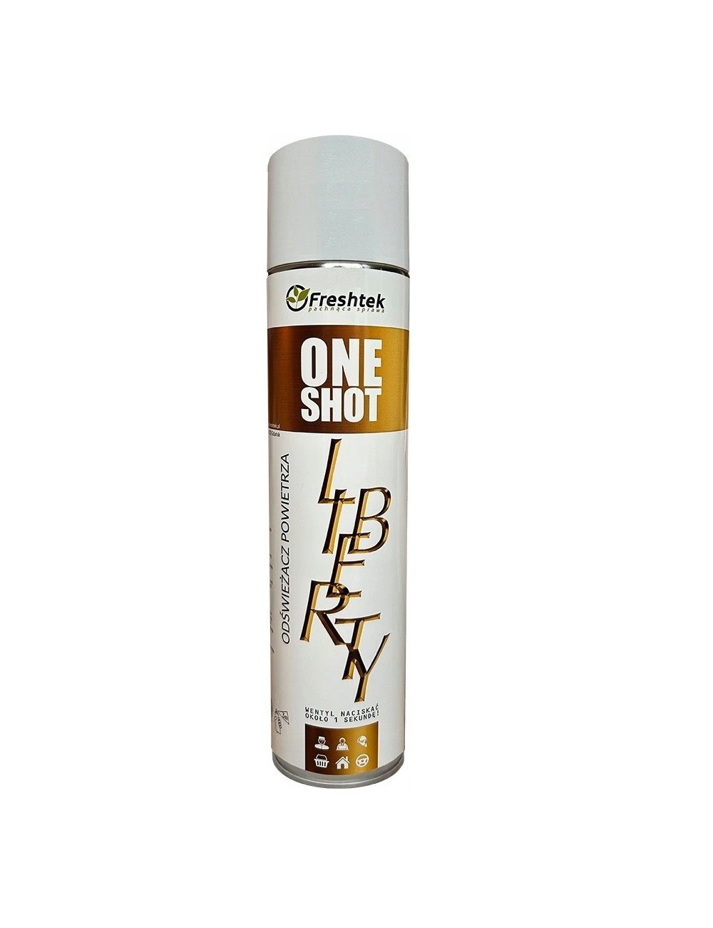 Freshtek ONE SHOT Liberty õhuvärskendaja, 600 ml