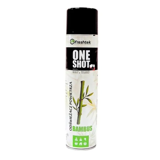 Freshtek ONE SHOT Bambus õhuvärskendaja ja lõhnaneutraliseerija, 600 ml