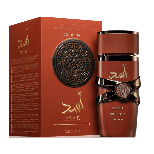 Lattafa Asad Bourbon Eau de Parfum parfüüm meestele, 100 ml