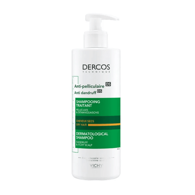 Vichy Dercos kõõmavastane šampoon kuivadele juustele, 390 ml