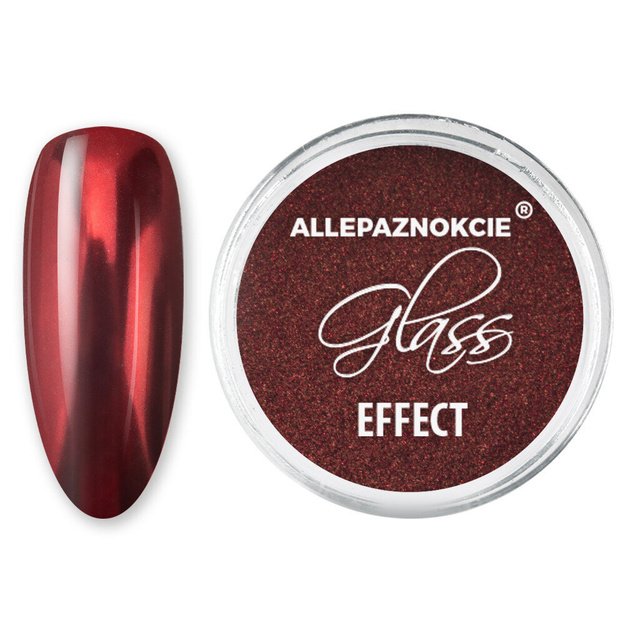 Glass Effect Nr. 3 klaasiefektiga küünepuuder küünte kaunistamiseks
