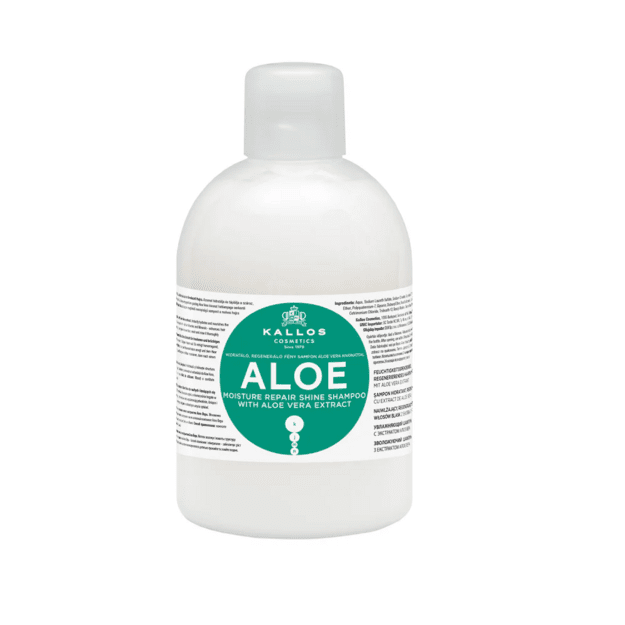 Kallos Aloe taastav šampoon kuivadele ja kahjustatud juustele, 1000 ml