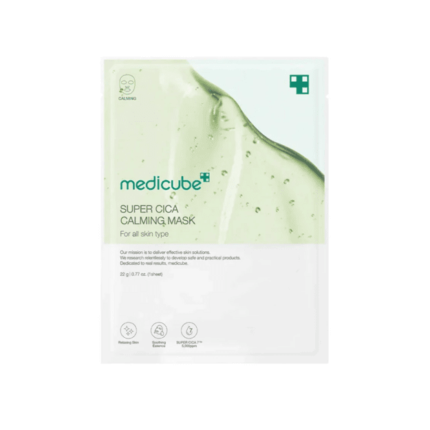 Medicube Super Cica Calming rahustav näomask, 22 g