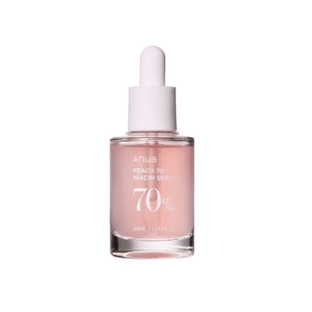 Anua Peach 70 Niacinamide nahka helendav näoseerum virsiku ja niatsiinamiidiga, 30 ml