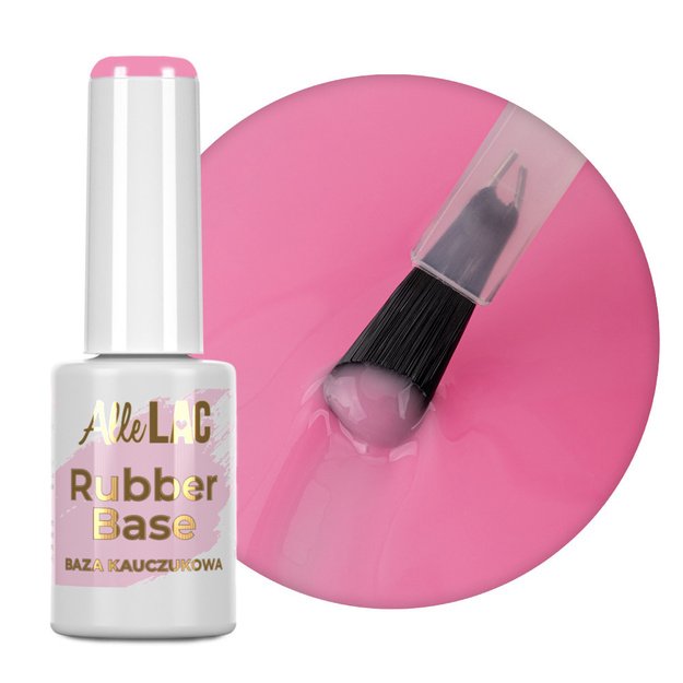 AlleLac Pink Punch Nr. 4 värviline kummibaas HEMA/Di-HEMA Free, 7 g