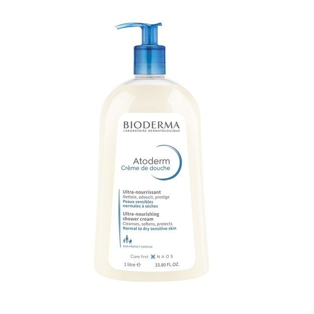 Bioderma Atoderm Crème de Douche toitev kreemjas pesuvahend näole ja kehale 1000 ml
