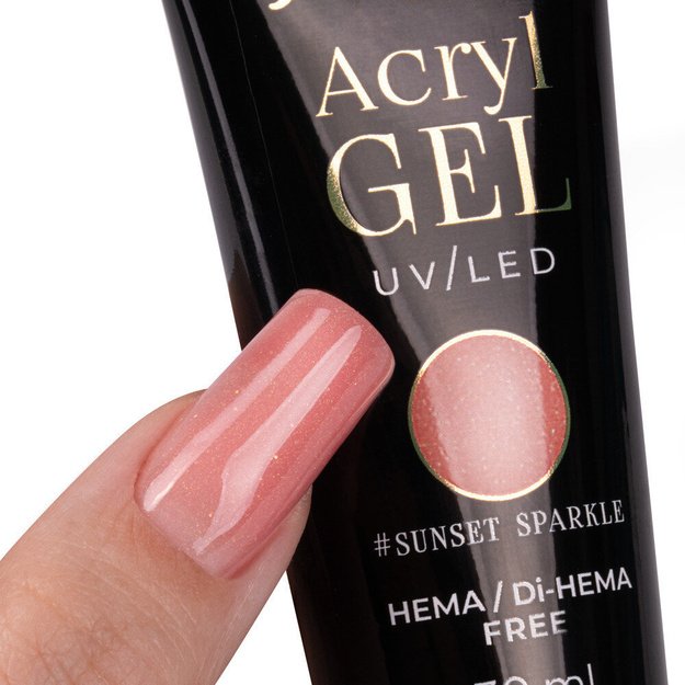 Molly Nails Polygel akrüülgeel Sunset Sparkle, 30 ml