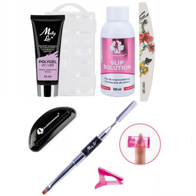 Polygel küünte pikendamise komplekt Wild Orchid