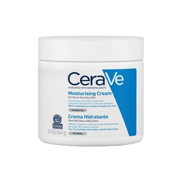 CeraVe Moisturising Cream niisutav kreem kuivale ja väga kuivale nahale, 454 g