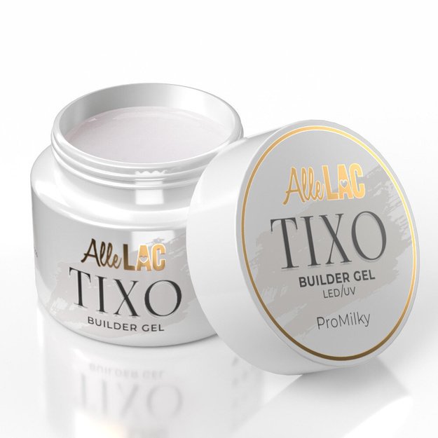AlleLac Tixo ProMilky Tixo Builder Gel ehitusgeel küüntele, 45 g