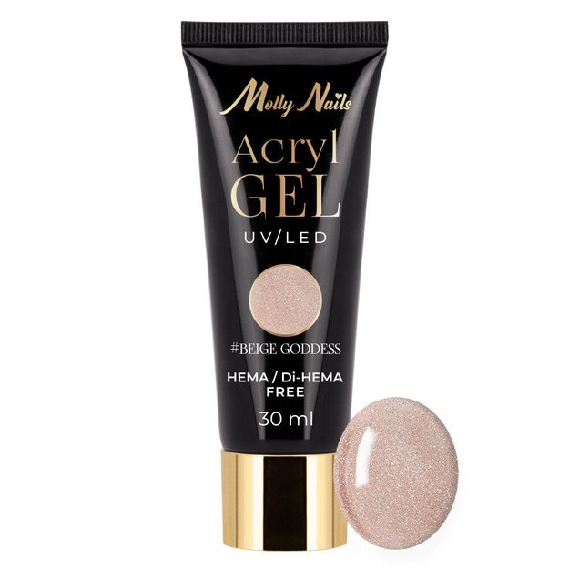Molly Nails polügeel akrüülgeel Beige Goddess, 30 ml