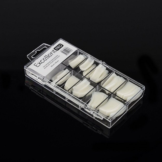 Excellent Pro Natural piimjasvalged tipid küünte pikendamiseks, 100 tk