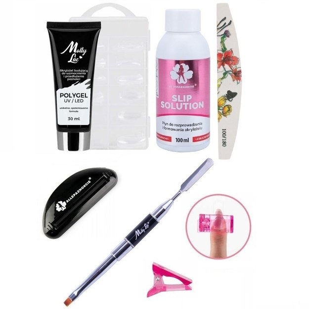 Polygel küünte pikendamise komplekt Natural