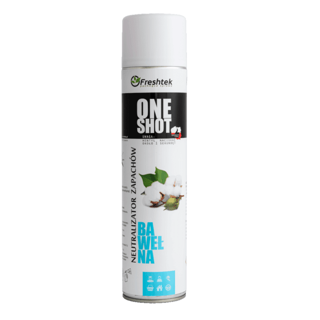 Freshtek ONE SHOT Cotton lõhna neutraliseerija, 600 ml