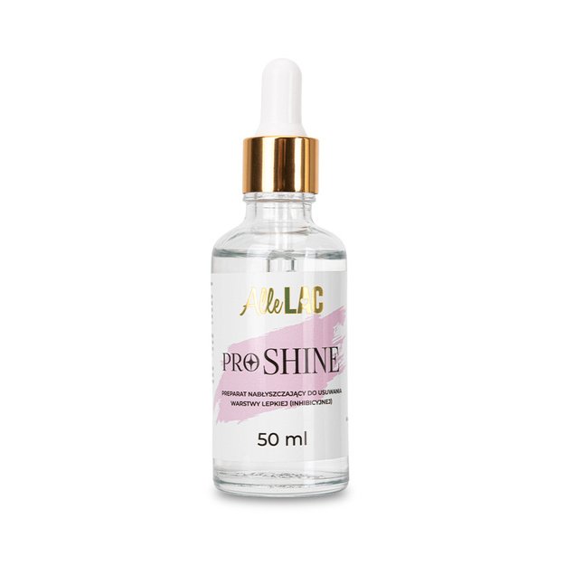 AlleLac Pro Shine cleaner kleepuva kihi eemaldamiseks ja läike andmiseks, 50 ml