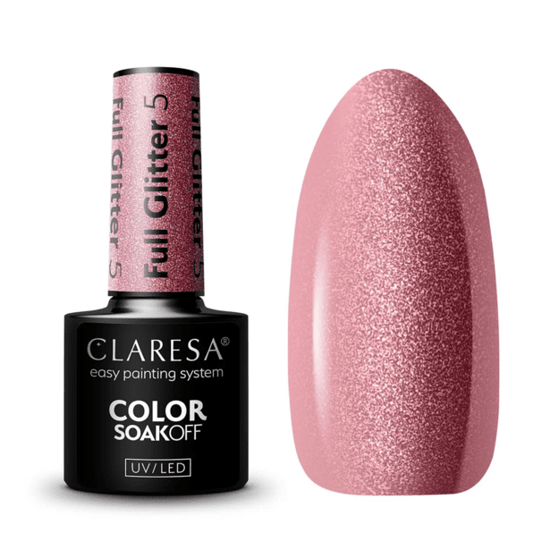 Claresa FULL GLITTER 5 sädelev geellakk, 5 g