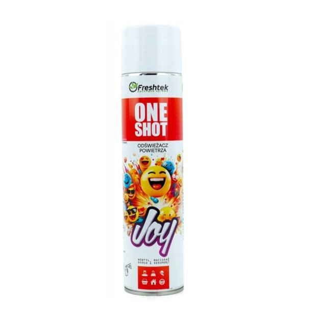 Freshtek ONE SHOT JOY õhuvärskendaja ja lõhnaneutraliseerija, 600 ml