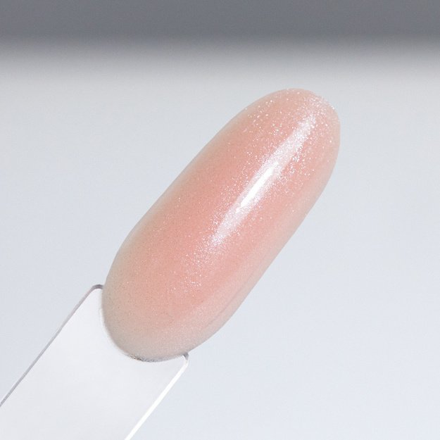 AlleLac Peach Bling Nr. 7 värviline kummibaas sädelevate osakestega HEMA/Di-HEMA Free, 7 g