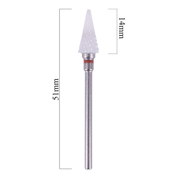 Keraamiline freesiotsik Triangle, kuusekujuline koonus S 3/32", peen