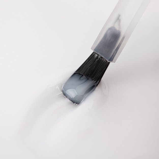 AlleLac Bottle Gel Milky Elegance ühefaasiline ehitusgeel küüntele pudelis pintsliga, 15 g