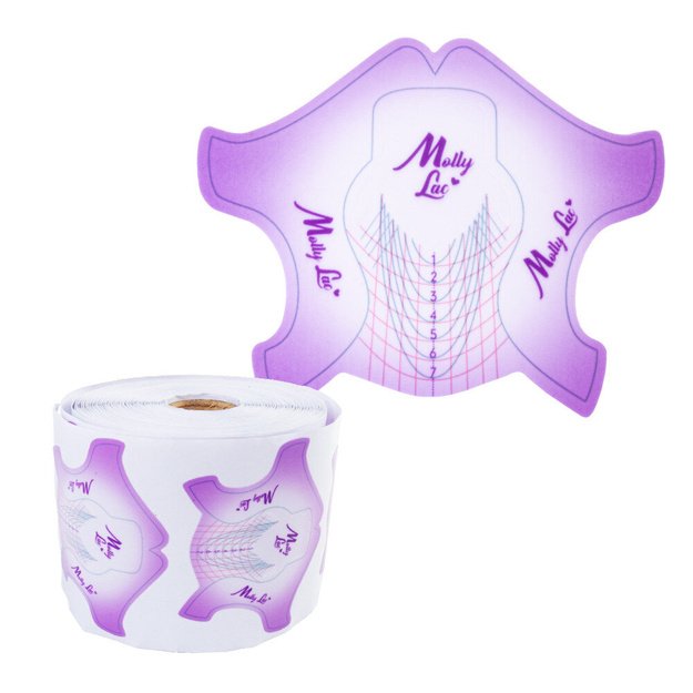 MollyLac Flexible küünte modelleerimise vormid, 500 tk