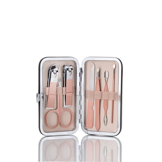 Maniküüri-pediküüri komplekt, 7 tk