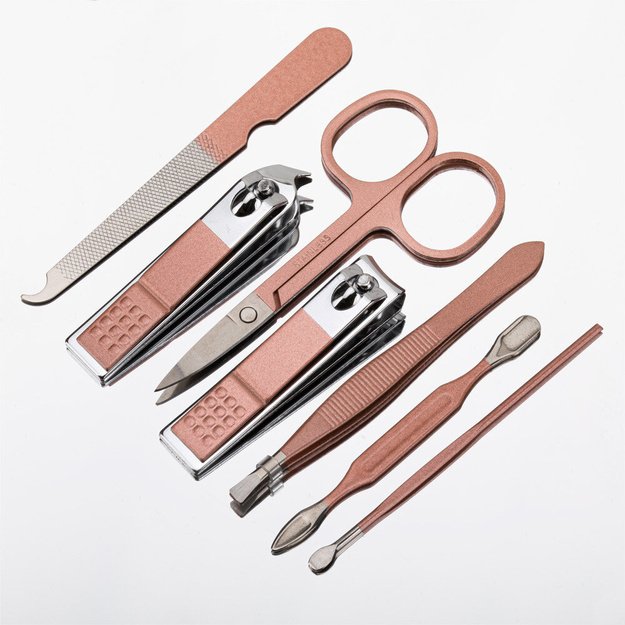 Maniküüri-pediküüri komplekt, 7 tk