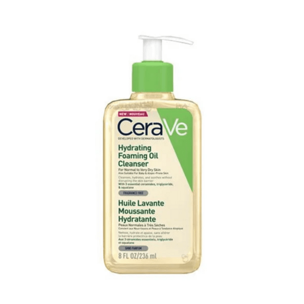 CeraVe Hydrating Foaming Oil niisutav puhastusõli, 236 ml
