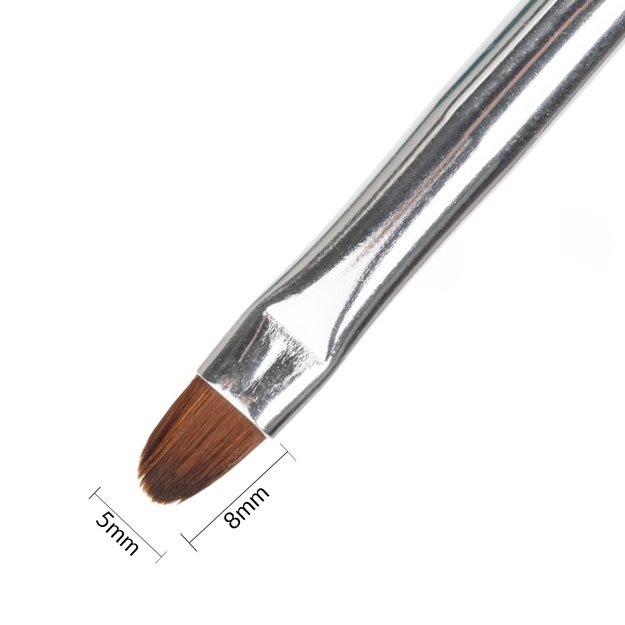 NTN Premium ovaalsete pintslite komplekt geelitööks, 8 tk