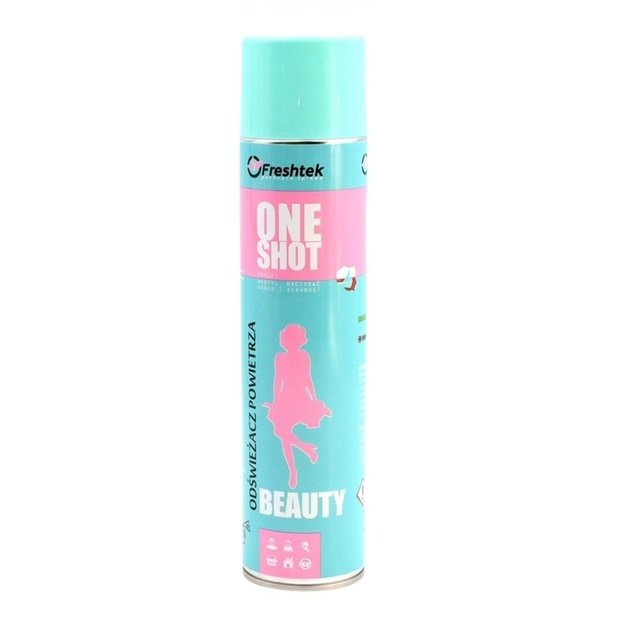 Freshtek ONE SHOT Beauty lõhnaneutraliseerija ja õhuvärskendaja, 600 ml