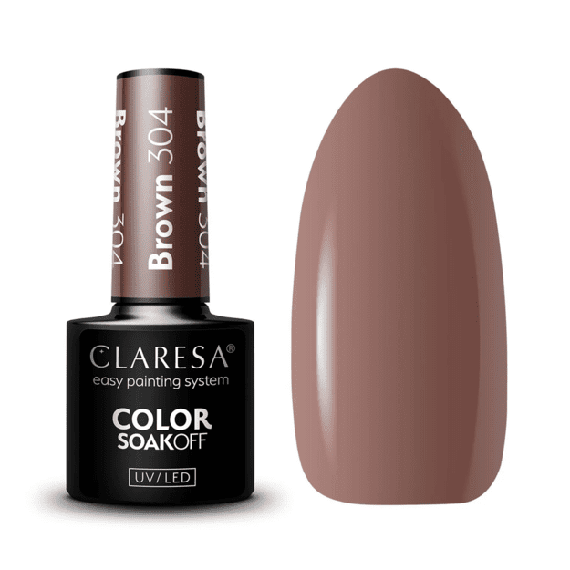 Claresa BROWN 304 TAKE ME TO THE RIVER geellakk, 5 g