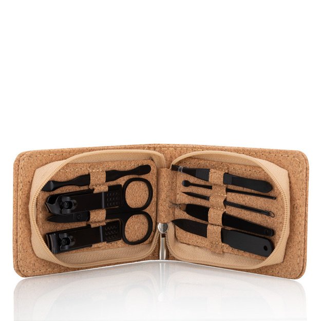 Maniküüri-pediküüri komplekt, 9 tk