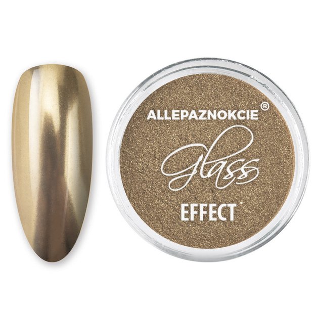 Glass Effect Nr. 1 klaasiefektiga küünepuuder küünte kaunistamiseks