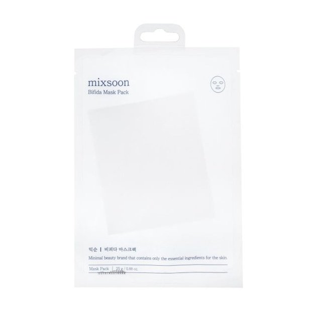Mixsoon Bifida Mask – niisutav kangasmask näole bifida-fermentatsiooniga, 25 g