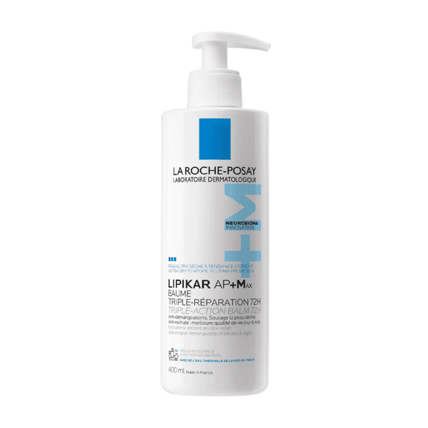 La Roche-Posay Lipikar Baume AP+MAX niisutav palsam näole ja kehale, 400 ml