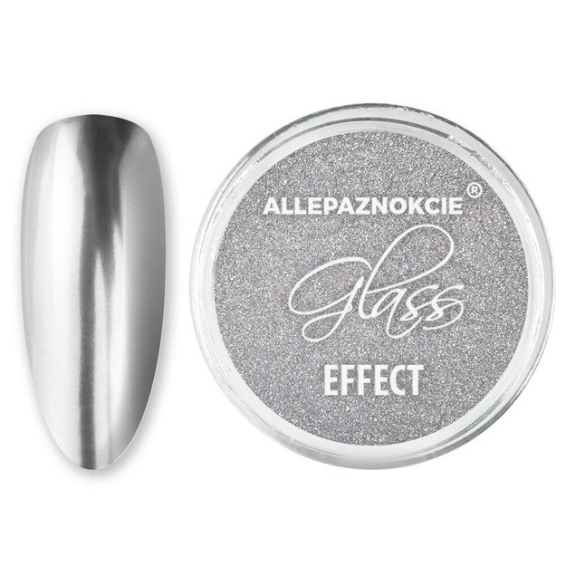 Glass Effect Nr. 2 klaasiefektiga küünepuuder küünte kaunistamiseks