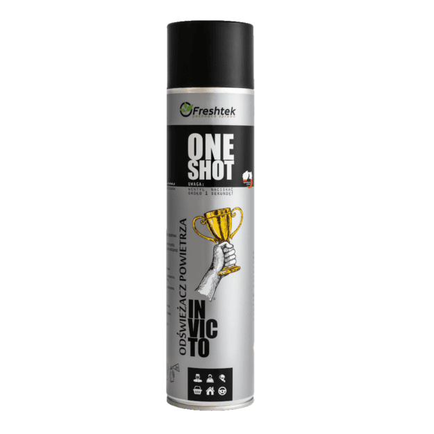 Freshtek ONE SHOT Invicto õhuvärskendaja ja lõhnaneutraliseerija, 600 ml