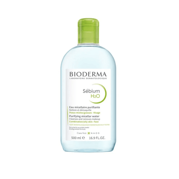 Bioderma Sébium H2O mitsellaarvesi rasusele ja aknele kalduvale nahale, 500 ml